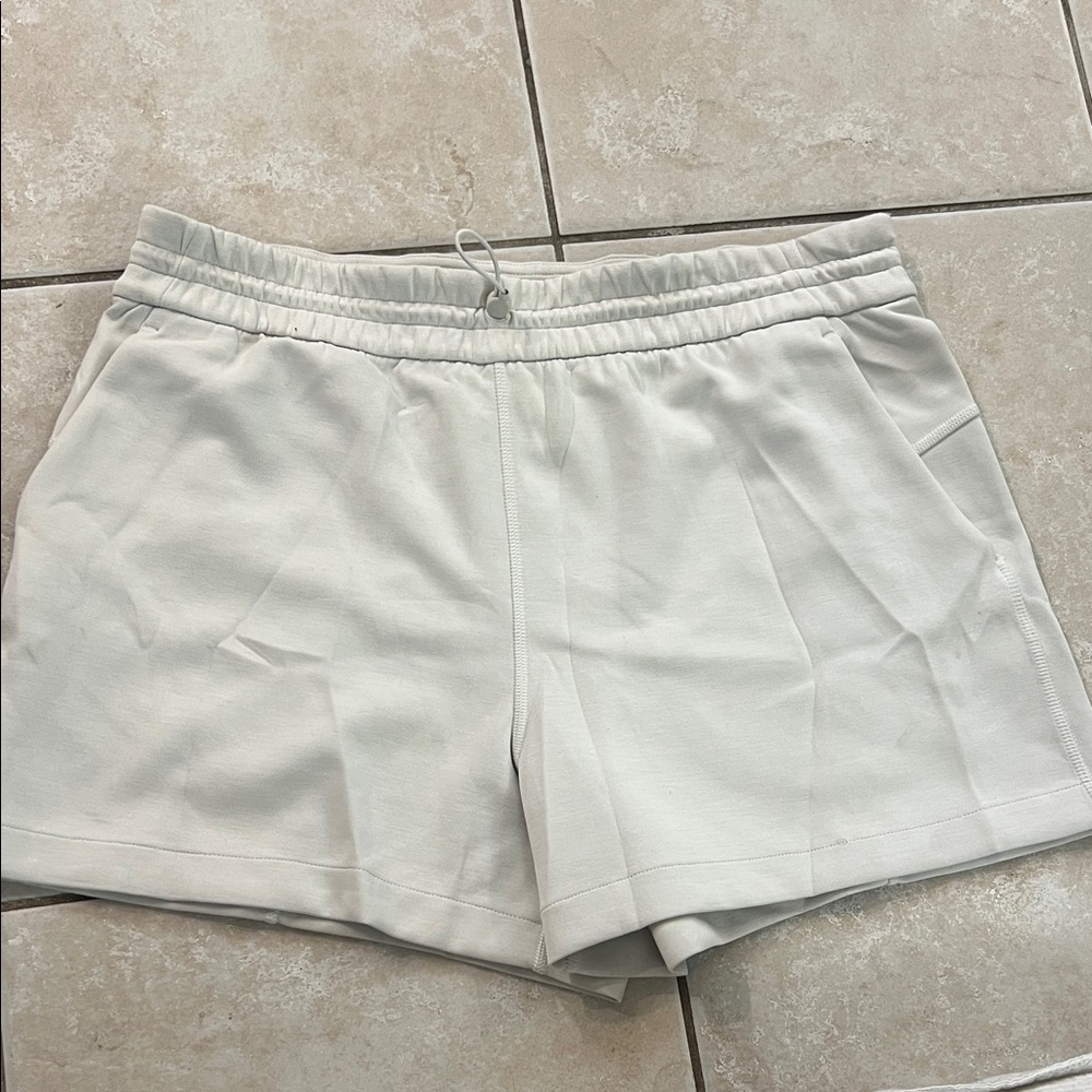lululemon athletica Cream Drawstring Athletic Shorts